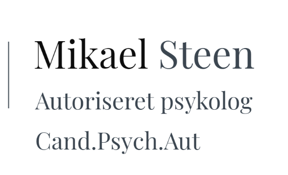 Psykolog Mikael Steen